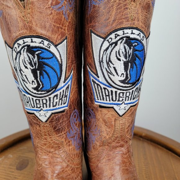 Brand new Lucchese NBA Dallas Mavericks boots Women 8.5B - Picture 5 of 7
